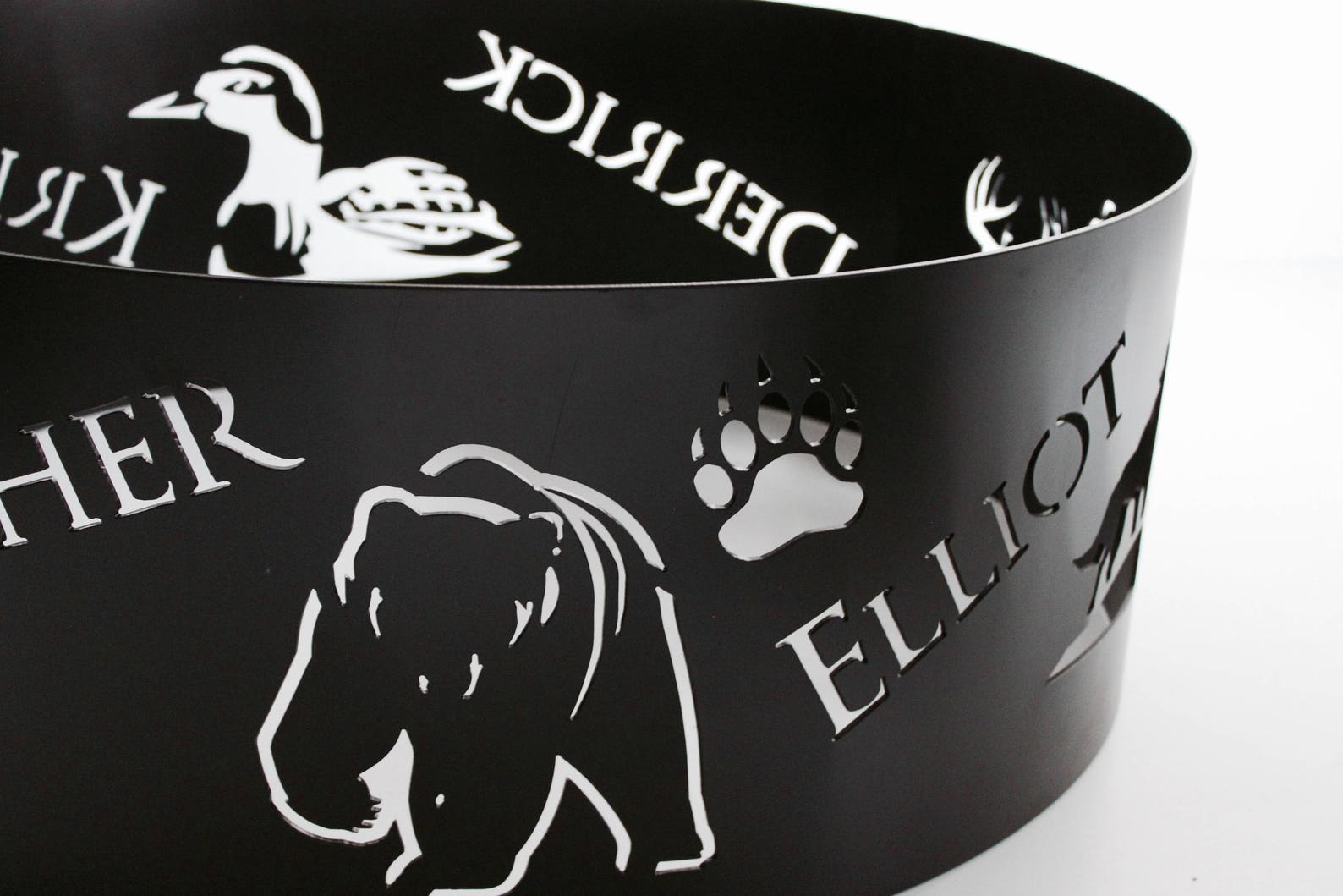 Personalized Fire Pit Rings Fire Pit Custom Fire Pits Etsy Canada