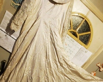 Wedding Dress Cloak Jacket Coat Bridal Sweep Train Winter Coat Cover Up Size 2XL