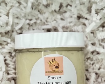 4 oz Shea+ The Business man Scent Body Butter