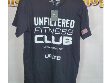 Mens Unfiltered Black Graphic T Shirt Medium