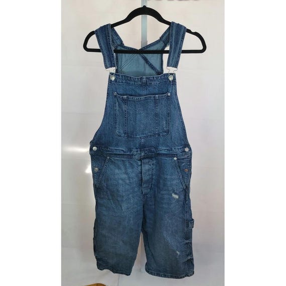 DENIM DUNGAREES WITH POCKET - Mid-blue | ZARA Australia