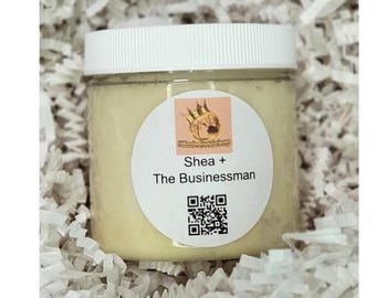 Shea The Businessman Body Butter Natural Mens Moisturizer 4 oz