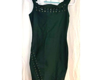 Fashion Nova Hunter Green off Shoulder Bandage Bodycon Mini Dress Size XL -  Etsy