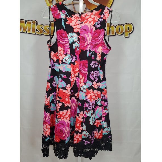 Donna Ricco New York Floral Sleeveless Fit & Flare Dress With Lace Hem Size  12 - Etsy Israel