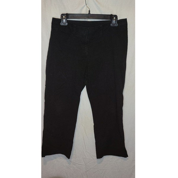 Womens Black Express Stretch Capri Pants Size 9/10