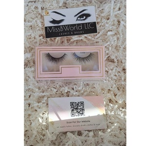 Boss Lady-New Fluffy 100% 3D Real Mink 12-15mm Mix Length Eyelash Strips