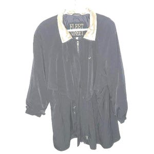 Fleet Street Black Gold Long Jacket Size 3X