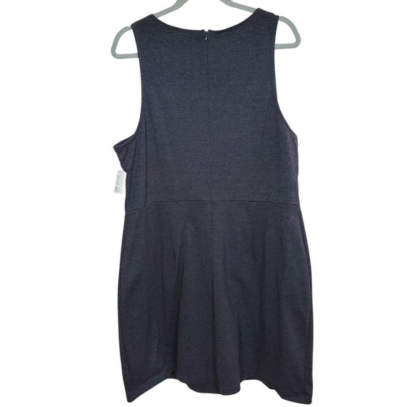 old navy grey dress Dark Gray Sleeveless Zip Back NWT XXL Petite NECKLINE:Scoop Neck