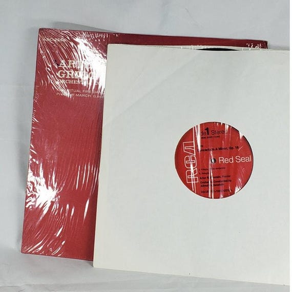 Artur Rubinstein Grieg Piano Concerto RCA Victor Red Seal Living