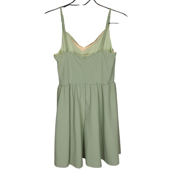 green mini dress shein Women's Cowl Neck Fit & Flare Size Medium handle:halia-dress-midnight