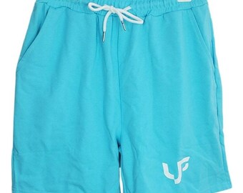 Unfiltered Blue Cotton Shorts Drawstring Small
