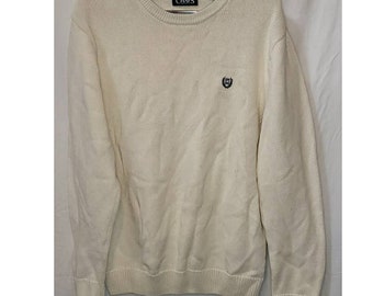 Chaps Men's Classic Fit Cotton Crewneck Sweater Size Medium