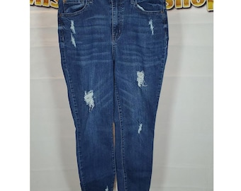 Soundgirl Distressed Blue Skinny Jeans Women’s Size 11