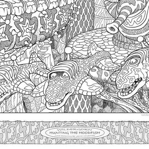 Hunting the Hoodfish - Download to Colour: iPad, Tablet or Printout