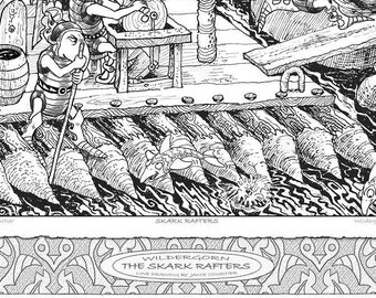 The Skarks Rafters - Download to Colour: iPad, Tablet or Printout