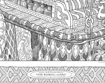 The Bobol Cart - Download to Colour: iPad, Tablet or Printout