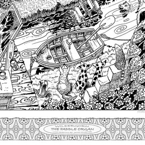 The Paddle Organ - Download to Colour: iPad, Tablet or Printout