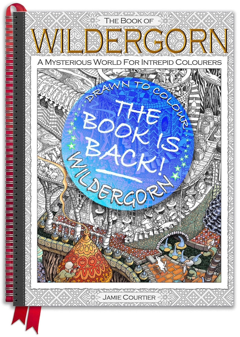 The Book of Wildergorn: GIANT A3-Sized, Gloss-Hardback Book for Luxurious, Sofa-Friendly Colouring image 1