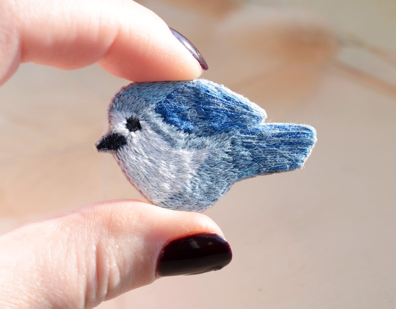 blue bird pin