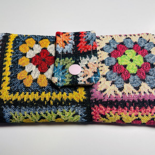 Granny Square Women’s Fabric Wallet