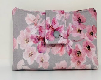 Portefeuille en tissu pour femmes Spring Cherry Blossom