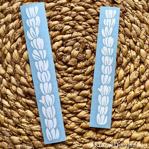 Pikake Lei strip • vinyl cut decals