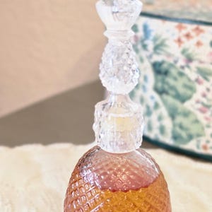 Vintage 1977 Avon Rosepoint Bell Cologne Decanter with Original Box