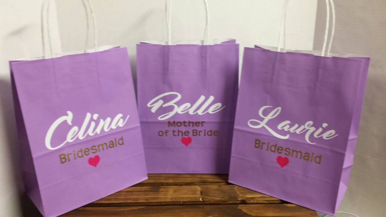 Personalized Gift Bag, Bridesmaid Gift Bag, Party Favor, Bridal Shower ...