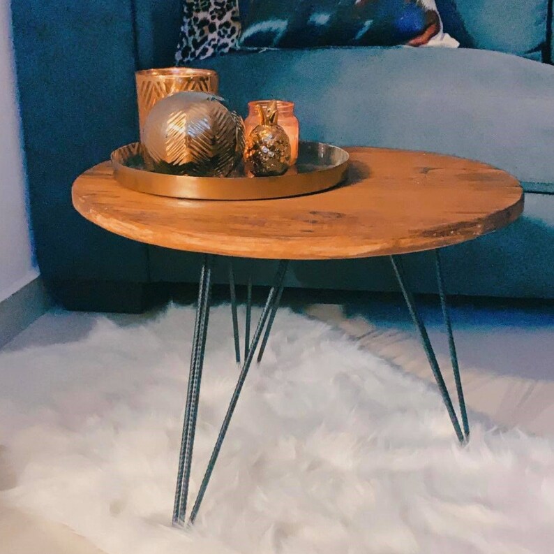 Reclaimed Wooden Coffee Tables Industrial Rustic Side Tables Etsy