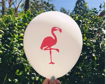 Flamingo Balloons Set of 5  - Flamingo Party Decorations - Flamingo Bachelorette Party -Bachelorette Party Balloons