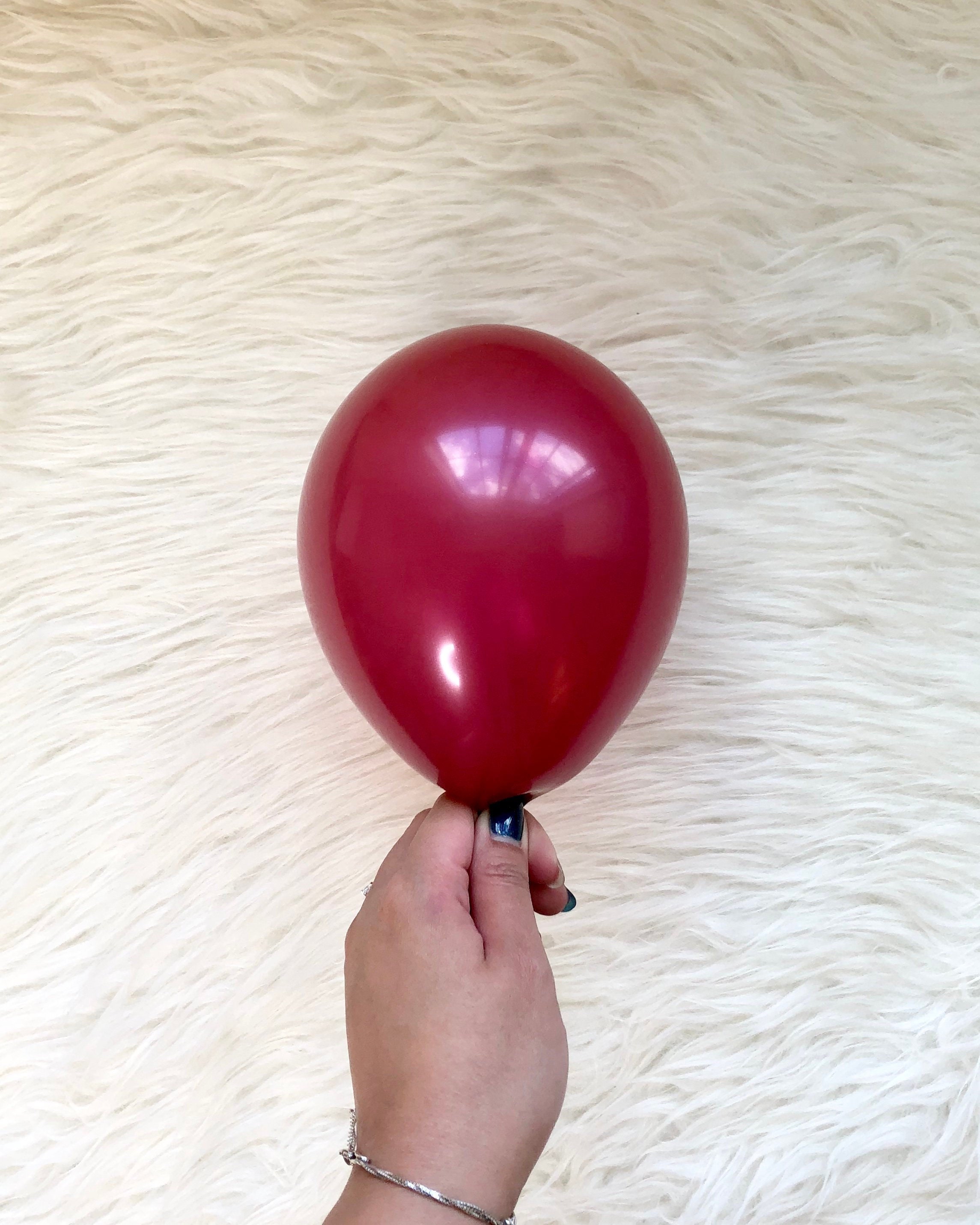 5 Inch Maroon Latex Balloons/ Mini Maroon Balloons/ Small Etsy UK