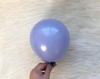 Dusty Purple 5 inch Latex Balloons/ Mini Balloons/ Small Latex Balloons/ Pastel Balloons/ Bachelorette Party Decors/ Birthday Balloons