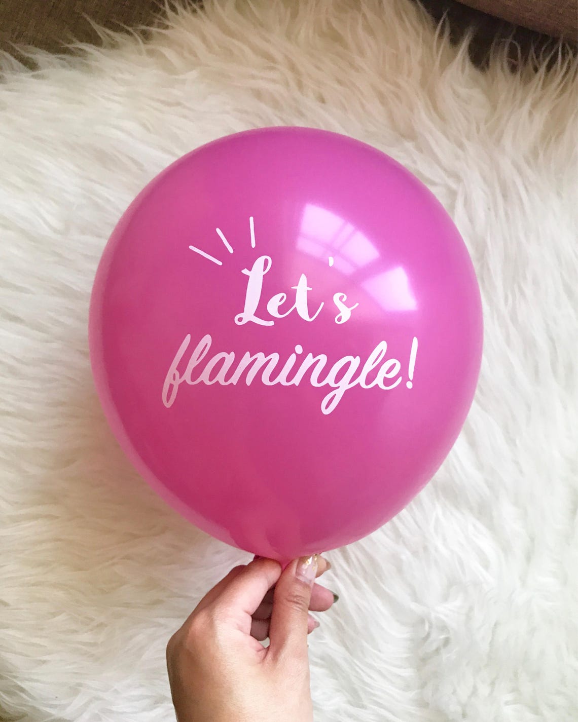 Let's Flamingle Bachelorette Party Balloon Set of 5 - Etsy