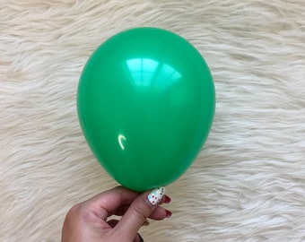 Mini Jade Latex Balloons / 5 Inch Jade Latex Balloons/ Small Latex Balloons/ Tiny Balloons/ Party Decors/ Birthday Balloons