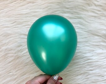 Pearl Green 5 inch Latex Balloons/ Mini Balloons/ Small Latex Balloons/ Pastel Balloons/ Bachelorette Party Decors/ Birthday Balloons