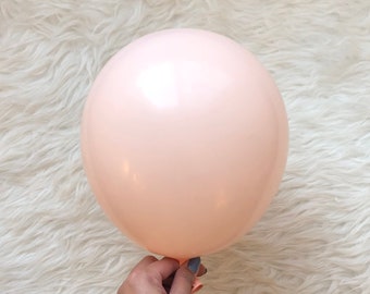Pastel Orange Latex Balloons/ Pastel Peach Balloons/ Custom Balloons/ Bachelorette Party Decorations/ Party Balloons/ Bridal Shower Decors