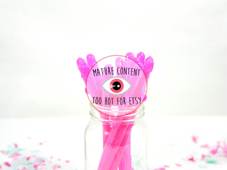 Hot Pink  Penis Straws Set of 10   Bachelorette Party Straws  Bachelorette Party Penis Decor  Bridal Shower Straws