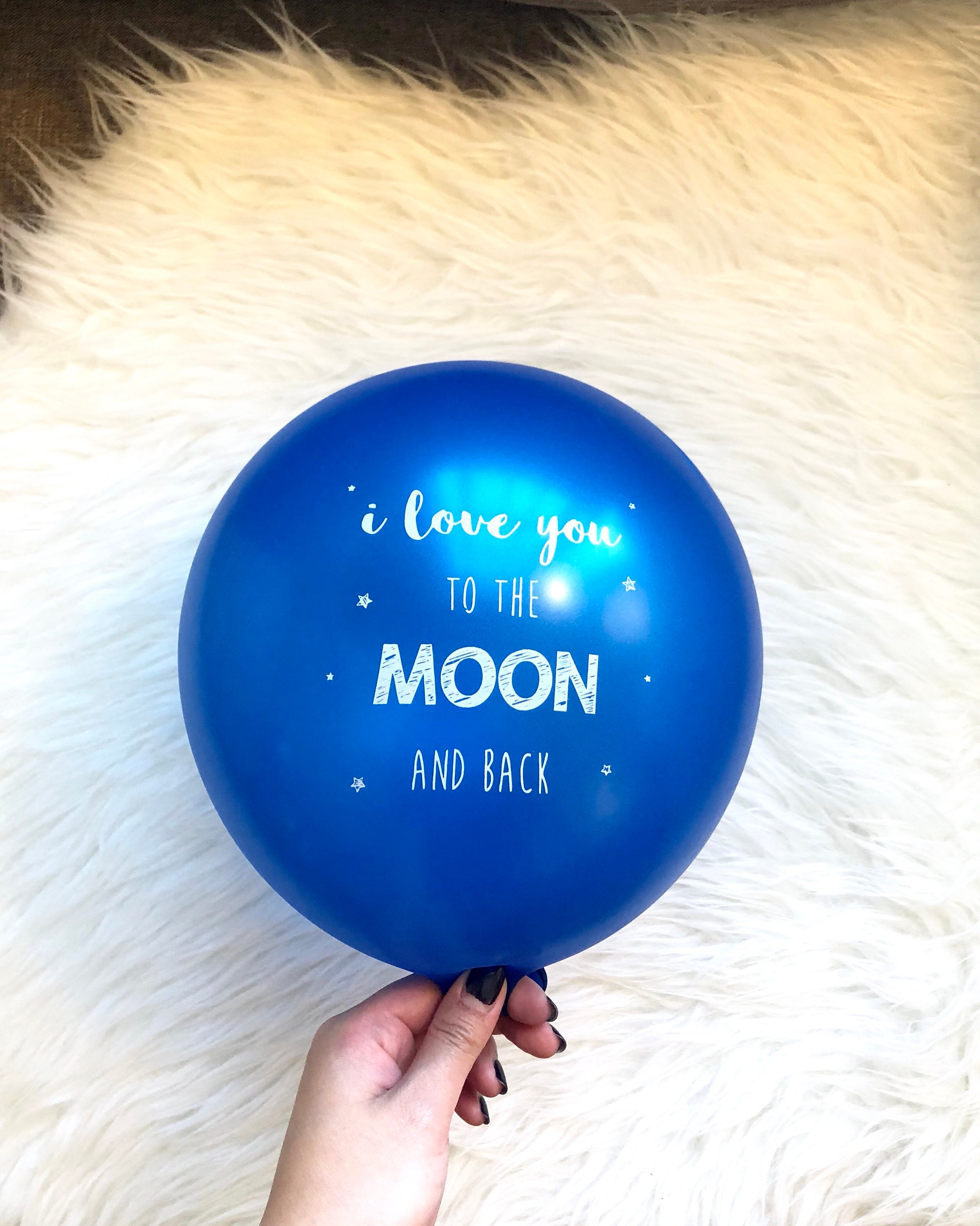 Love You to the Moon and Back Balloons/ Bachelorette Party Decorations ...