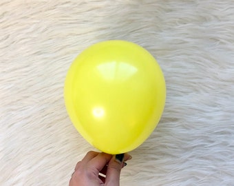 Green Yellow 5 inch Latex Balloons/ Mini Balloons/ Small Latex Balloons/ Pastel Balloons/ Bachelorette Party Decors/ Birthday Balloons