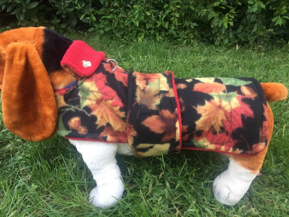 fleece dog coat