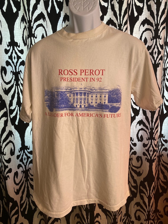 1992 True Vintage Graphic Tee Ross Perot XL