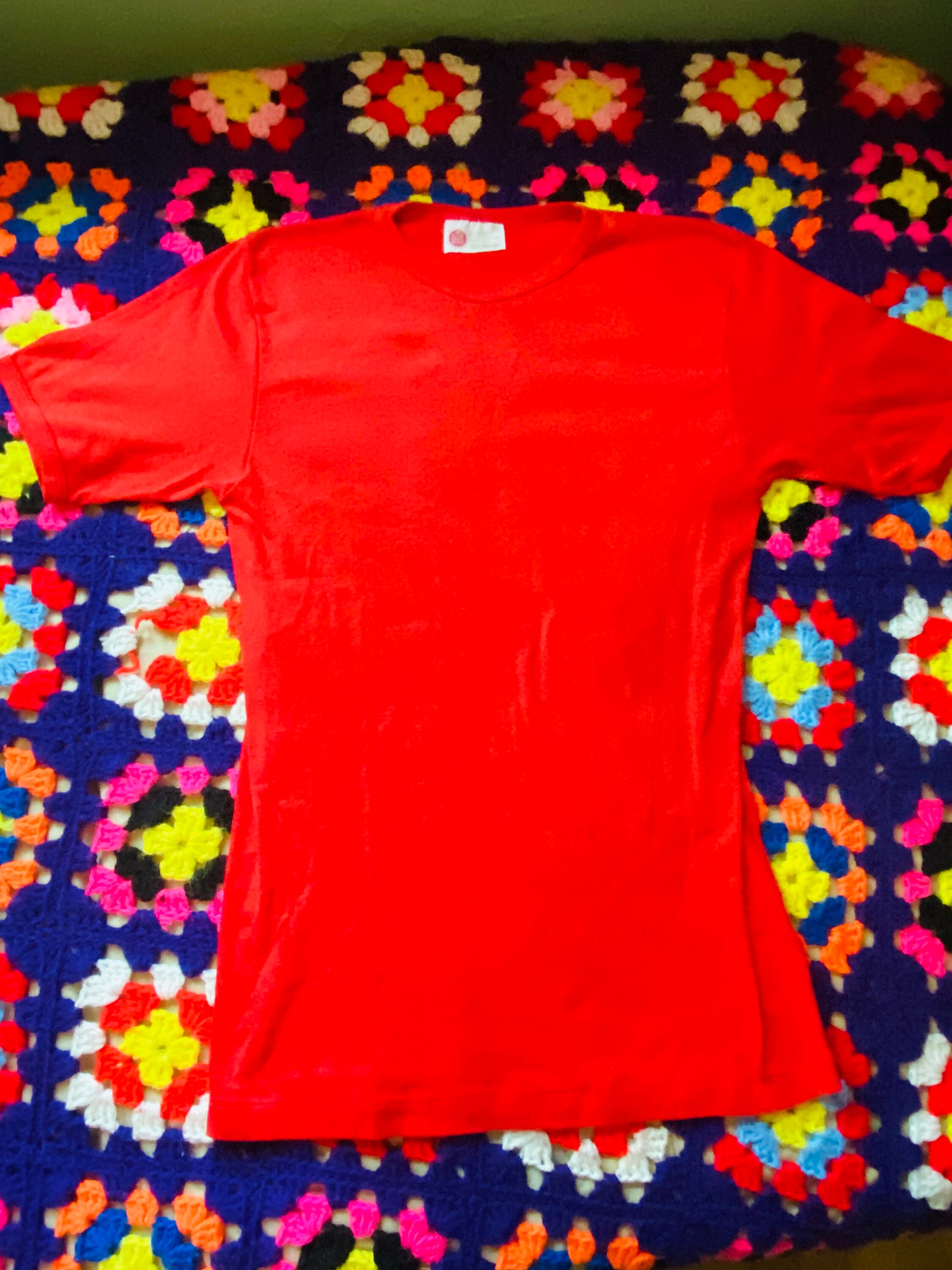 1960s Kings Road T-shirt Small Red - Etsy
