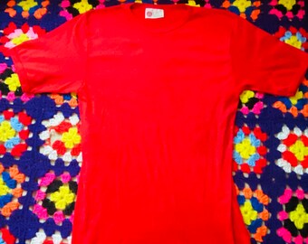 Camiseta Kings Road de los años 60 pequeña roja