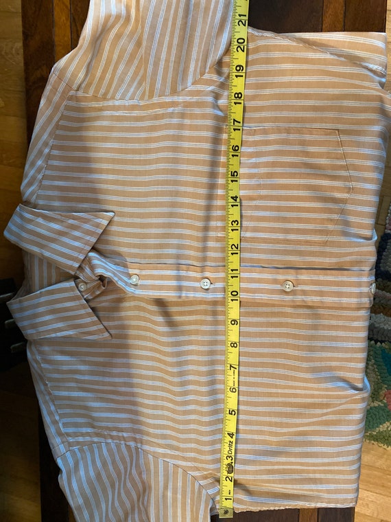 Mens vintage striped mod bottom down medium - image 6