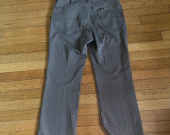 Vintage 1970s Lee Riders Houndstooth Pants (32"x30")