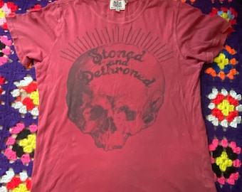 Juicy Couture Camisa Vintage Apedreada y Destronada Mediana