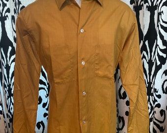 1960s Arrow Dress Shirt size Medium Gold