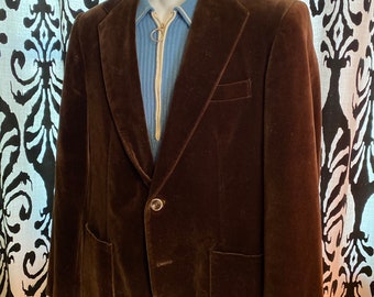 Velvet Jacket Vintage 38R Haggar Gallery