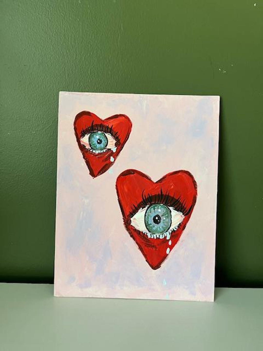 K*様 Original paint T crying baby I Am Sad Today PRINTS - Etsy