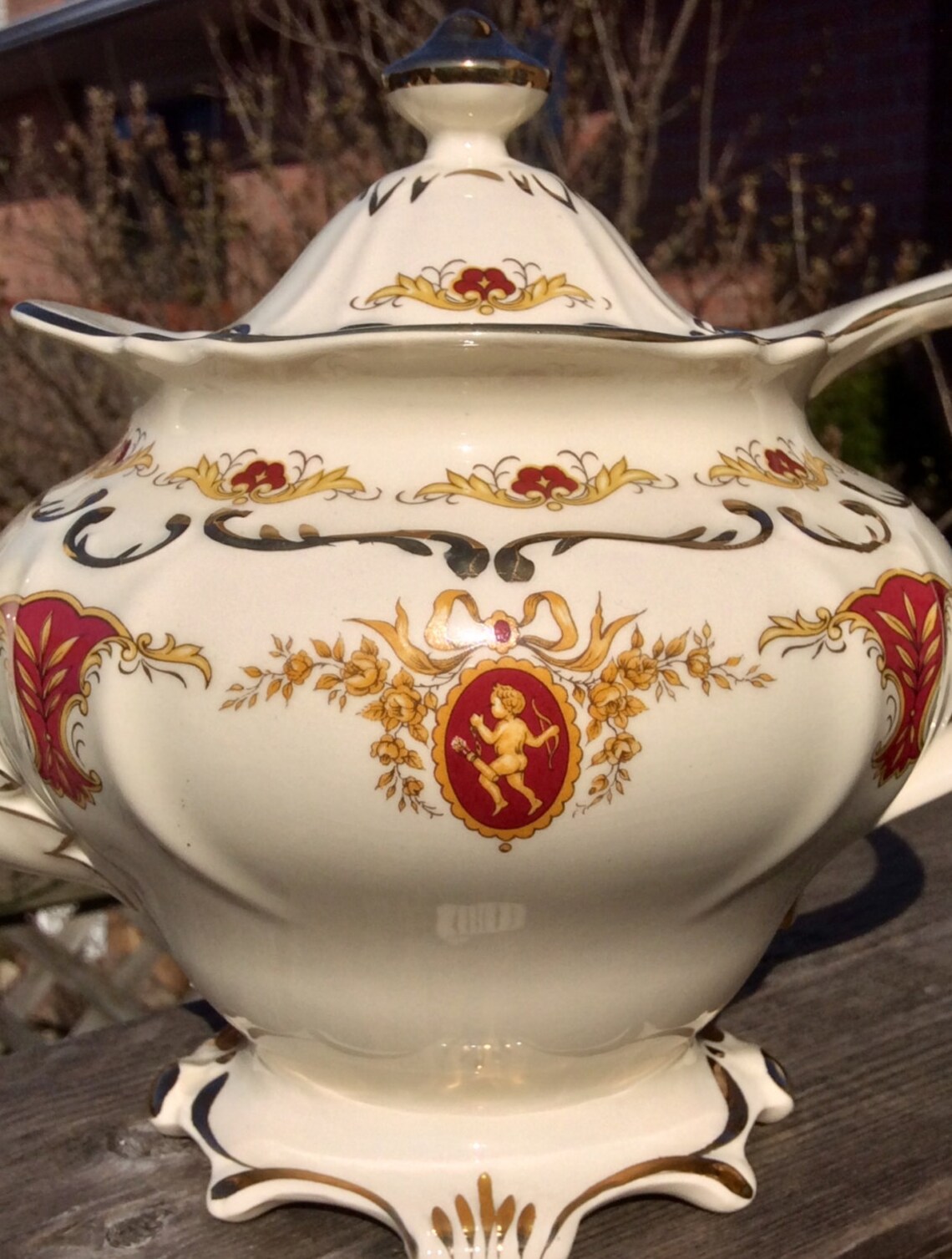 Valentine's Day Sizzling SadlerRed and White Cupid Etsy